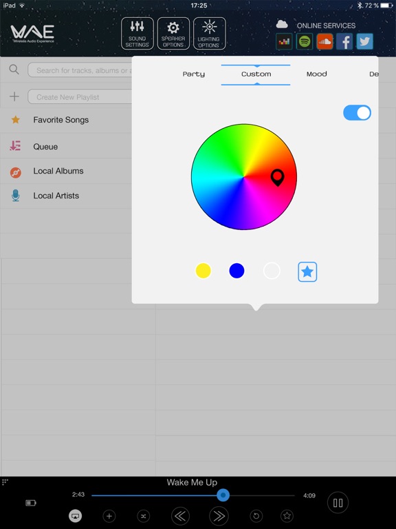 WAE Music iPad screenshot 3 - Music app