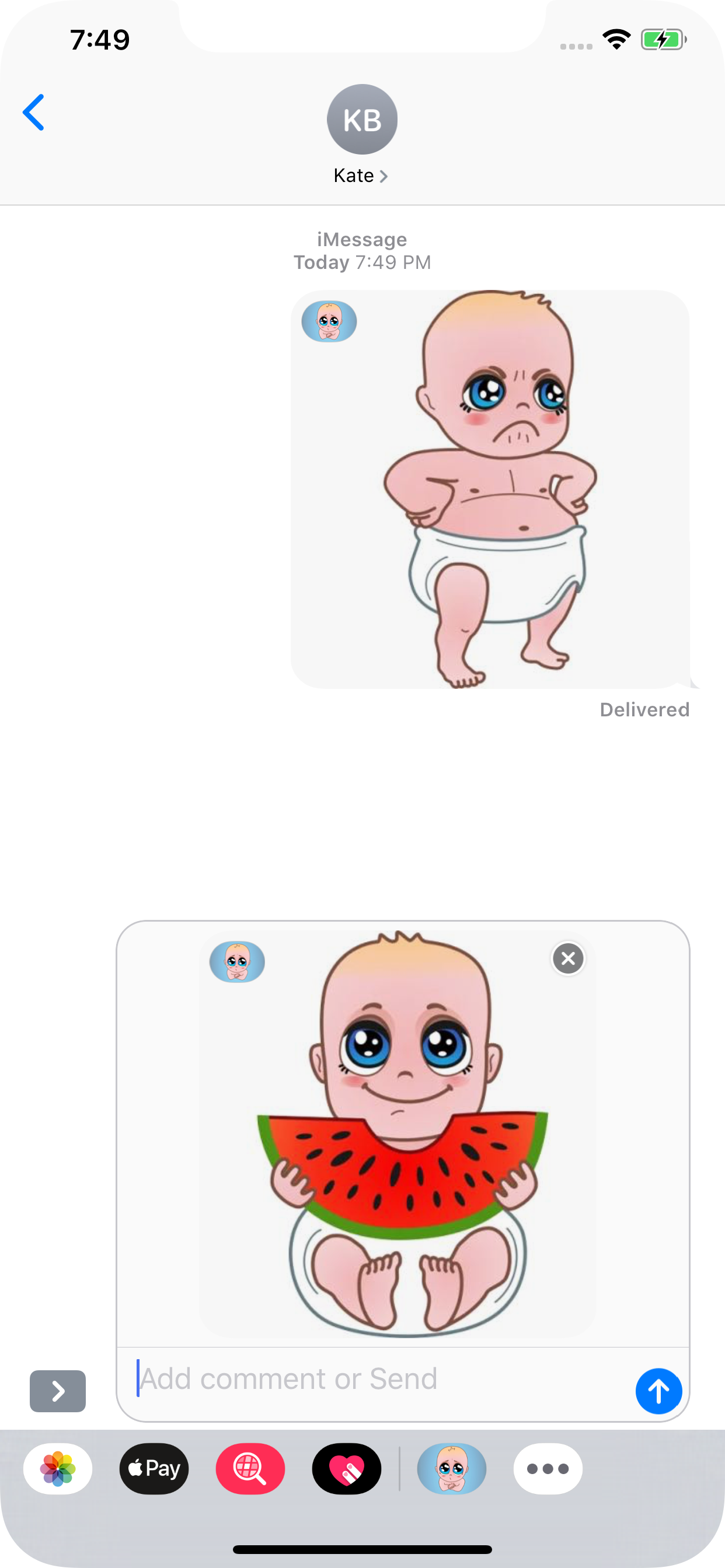 Cute Baby Expressions screenshot 4