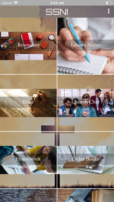 SSNI app screenshot
