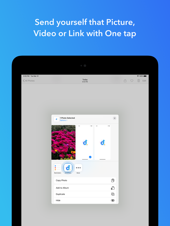 Screenshot #4 pour OneShare - Files, Text, Pics