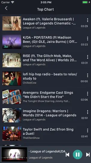 Скриншот MusicOZ: плеер для музыки на iPhone 8