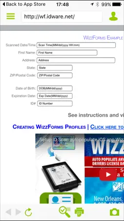 WizzForms―Auto-populate forms screenshot 1