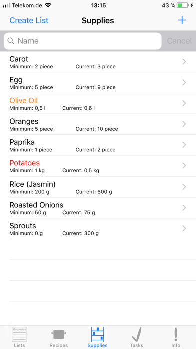 App screenshot