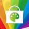 A wide variety of colorful mobile wallpaper apps