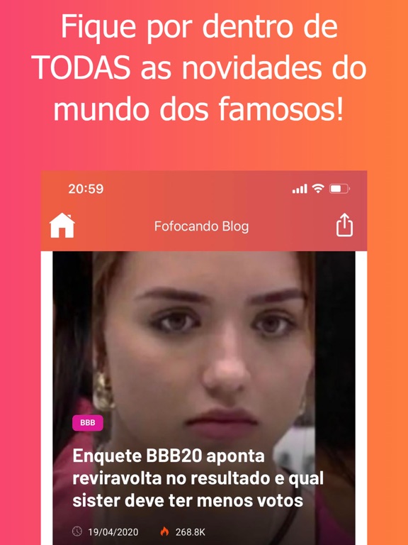 Screenshot #4 pour Fofocando Blog