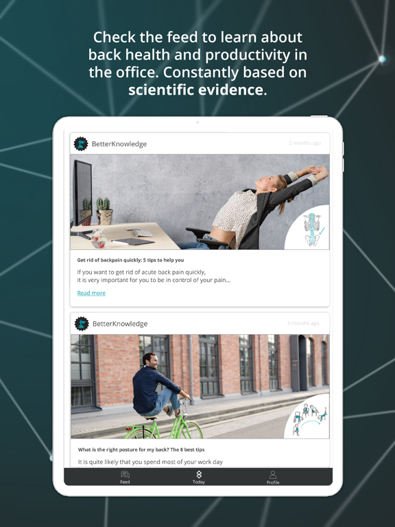 8sense - Fitness & Posture iPad screenshot