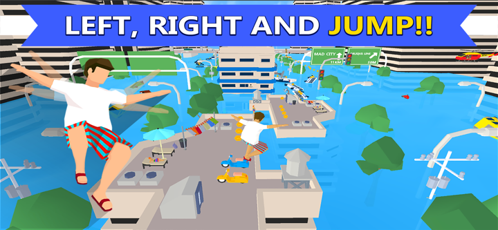 MAD RUNNER : Parkour run! screenshot 1