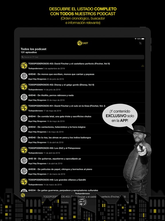 TP Cast - por Todopoderosos iPad screenshot 6 - News app