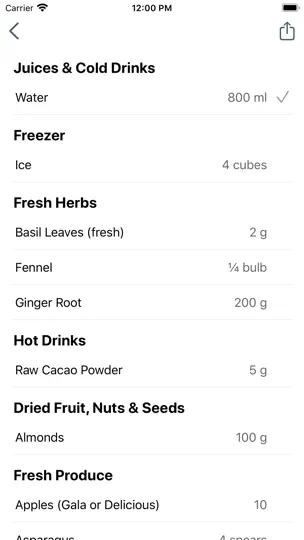 Captura de pantalla de Jason Vale’s Super Juice Me! en iPhone 5