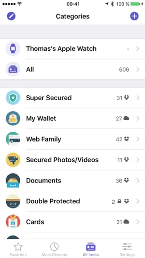 oneSafe+ password manager screenshot 3