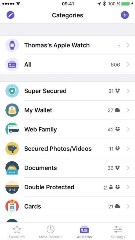 oneSafe+ password manager screenshot 3 of 6