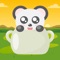 Quickly spin the cup with cute animals to catch animal of the same kind