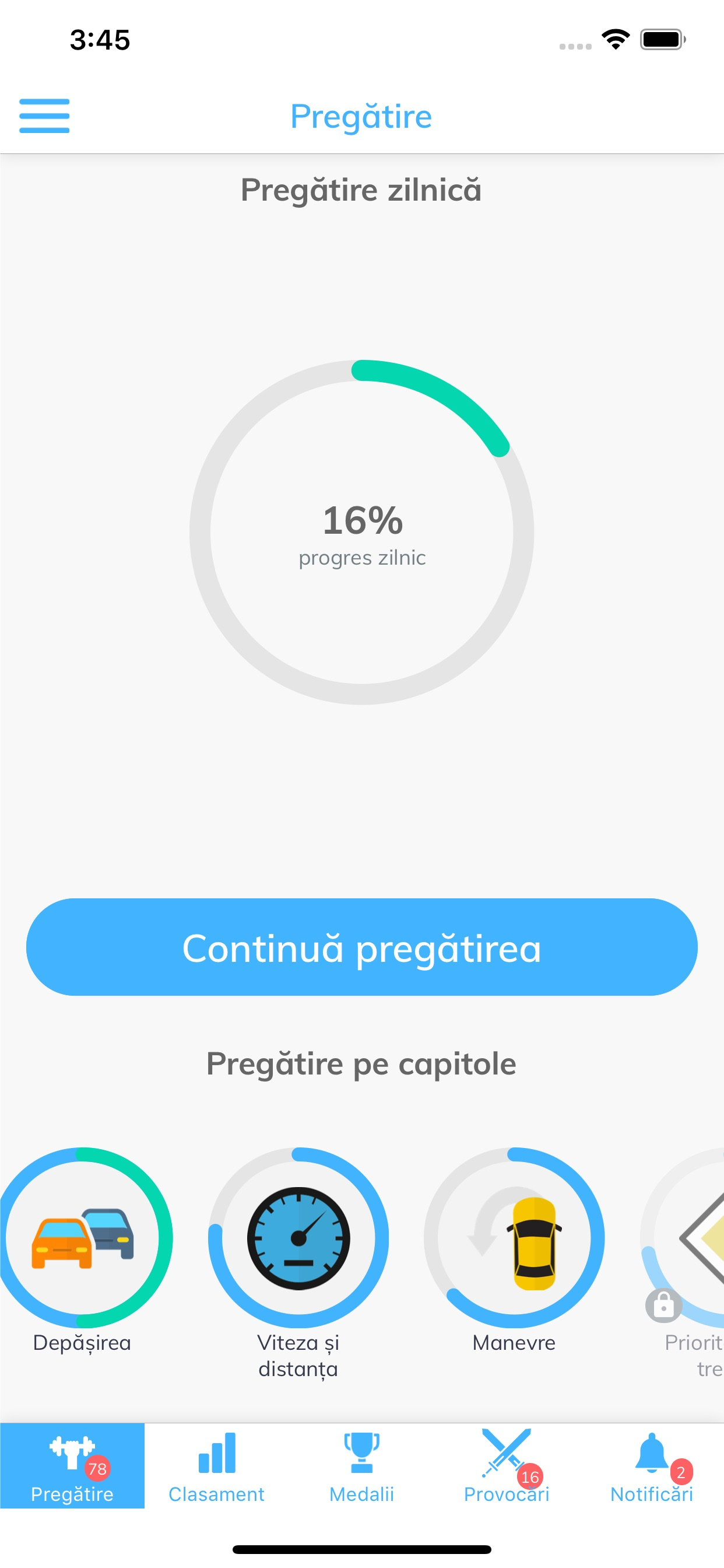 Pregătire examen auto DRPCIV