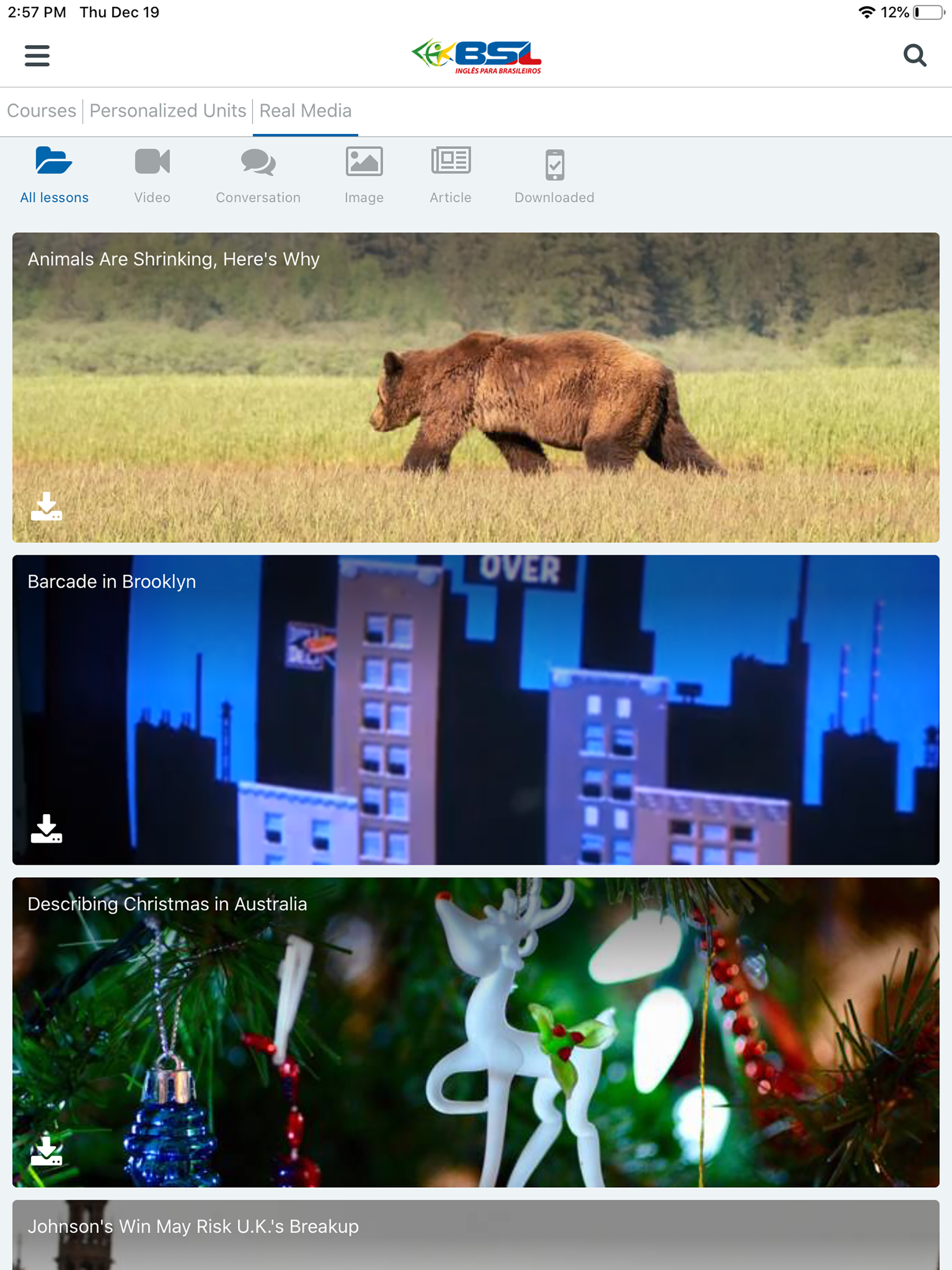 BSL EaD – INGLÊS À DISTÂNCIA screenshot 8
