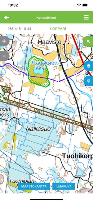 Kartta Tilarajat