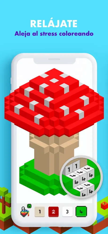 UNICORN 3D: Voxel Coloring Art