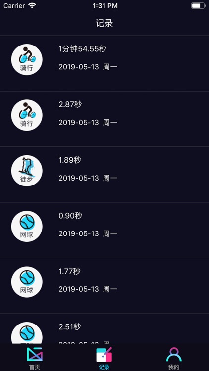 Sports record - record