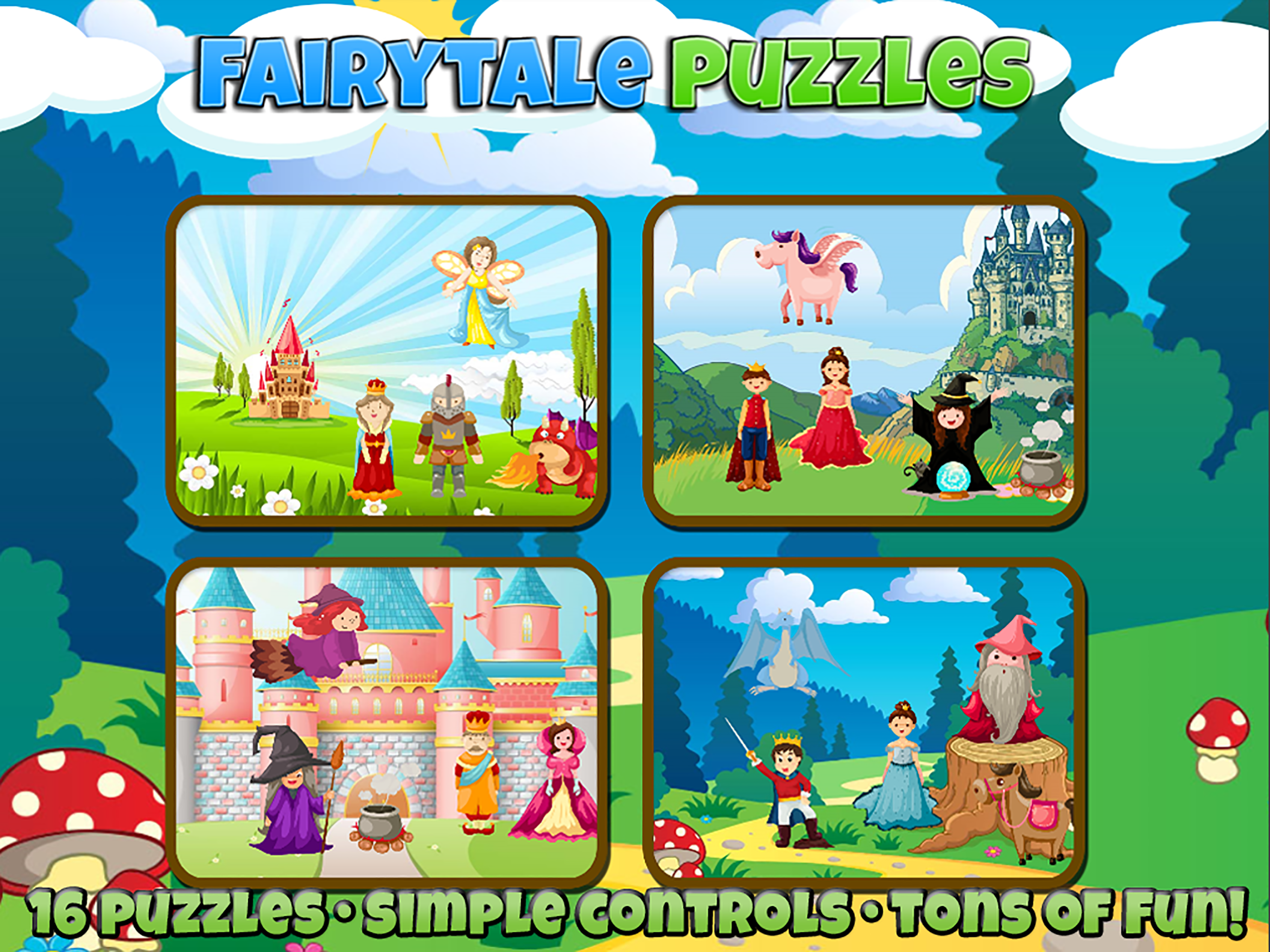Fairytale Puzzles For Kids screenshot 5