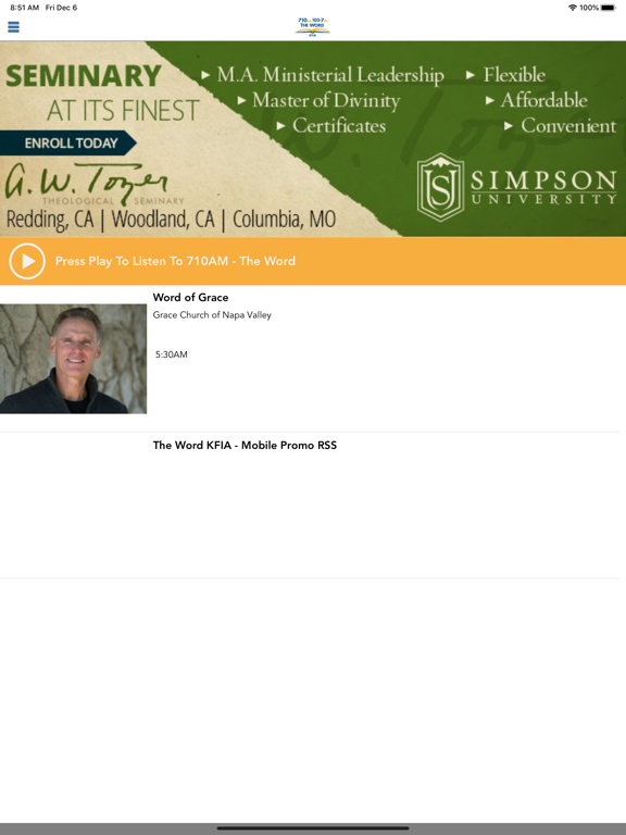 Screenshot #4 pour 710AM 105.7FM The Word