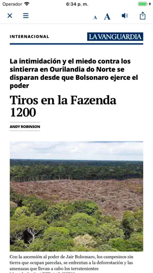 La Vanguardia edición impresa screenshot 4