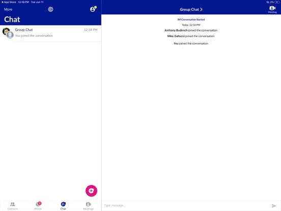 Call One UC iPad screenshot 3 - Business app