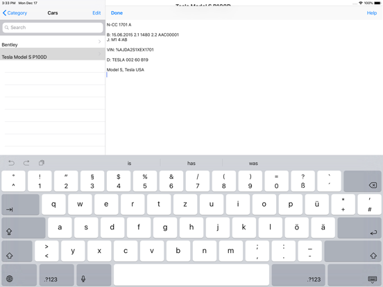Tutum Nube iPad screenshot 6 - Productivity app