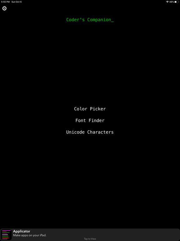 Coder's Companion_ iPad screenshot 5 - Reference app