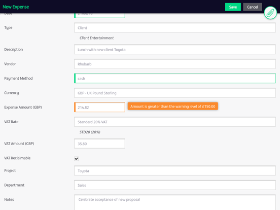 Screenshot #5 pour Zetadocs Expenses