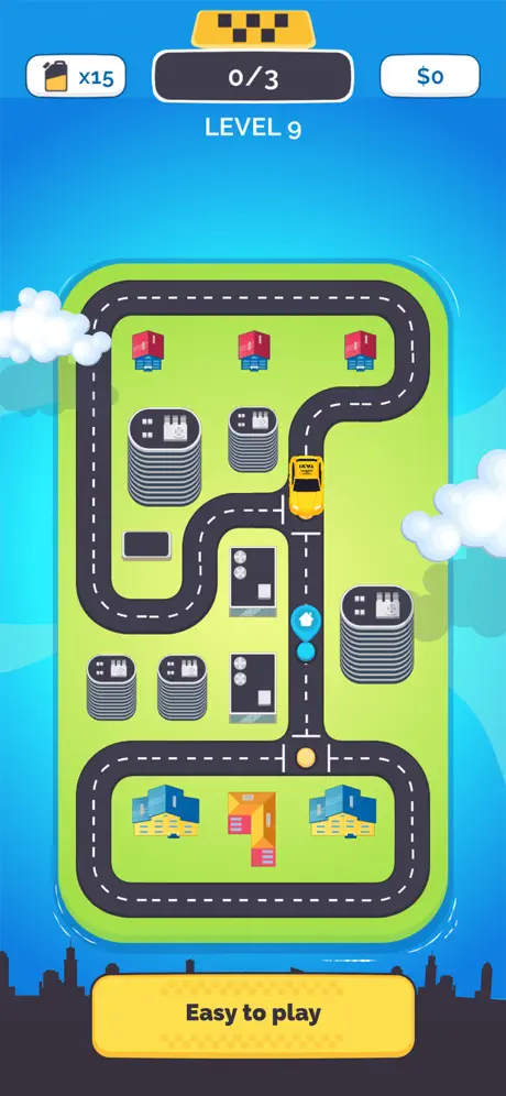 Taxi Town: Arcade Funny Game