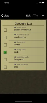 Simple Grocery Listのスクリーンショット（2/3）