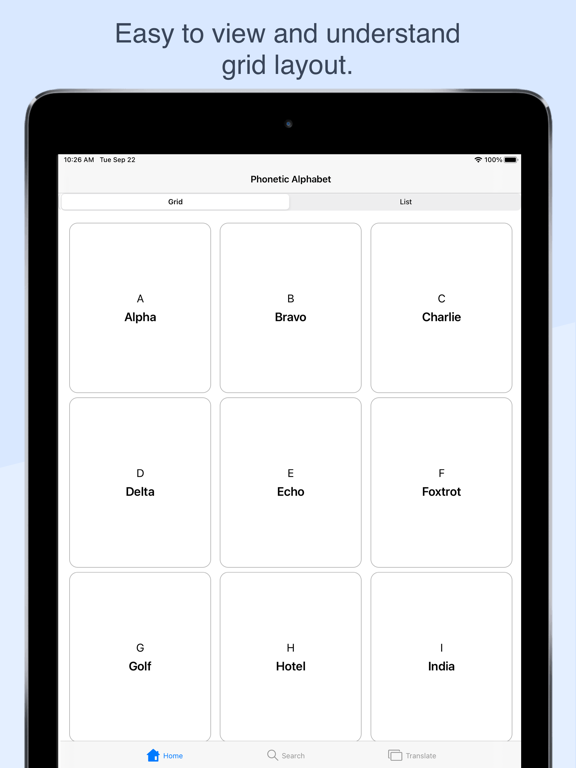 Screenshot #5 pour NATO Phonetic Alphabet