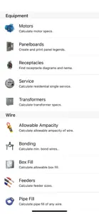 Electrical Calc screenshot #1 for iPhone