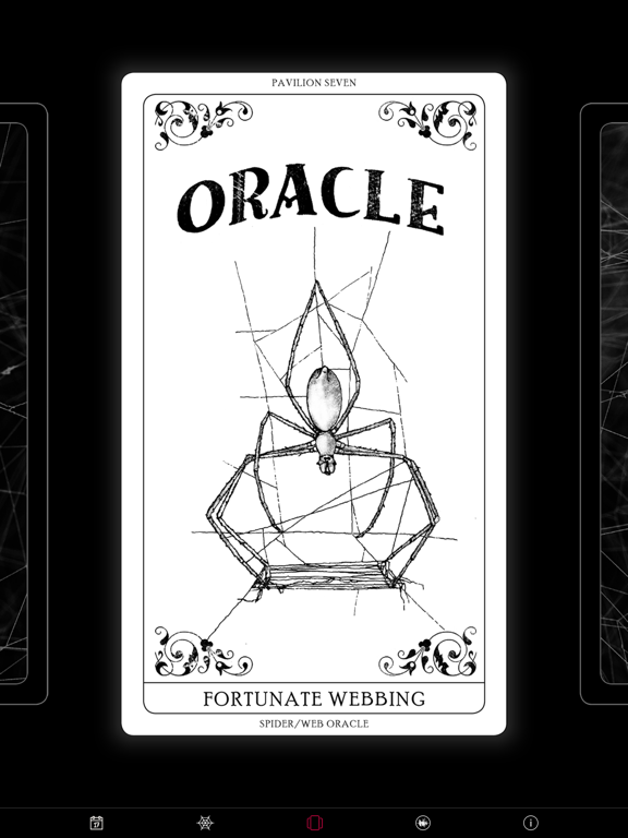 Arachnomancy iPad screenshot 1 - Entertainment app