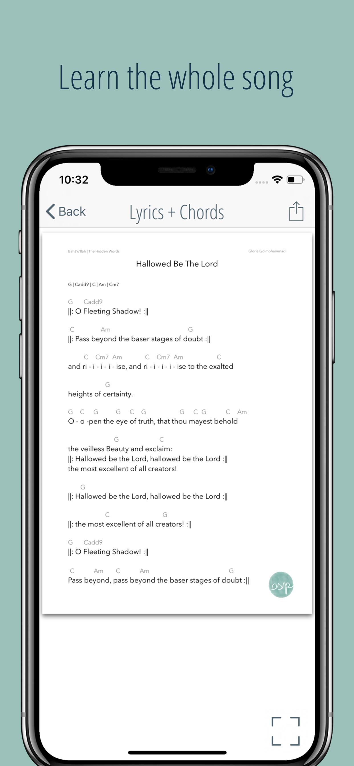 Bahá'í Song Project