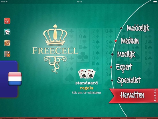 FreeCell ▻ Solitaire iPad app afbeelding 2