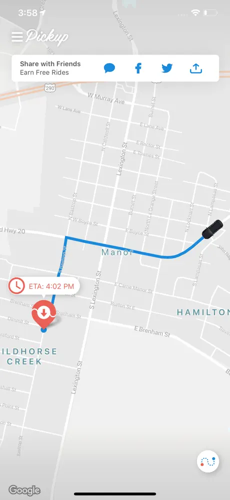 Pickup by Capital Metro