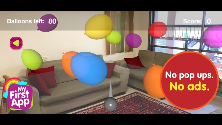 Ballons Burst AR for toddlers screenshot-3