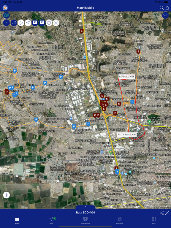MagniMobile iPad screenshot 8 - Navigation app