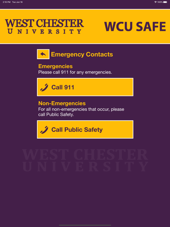 Screenshot #5 pour WCU SAFE