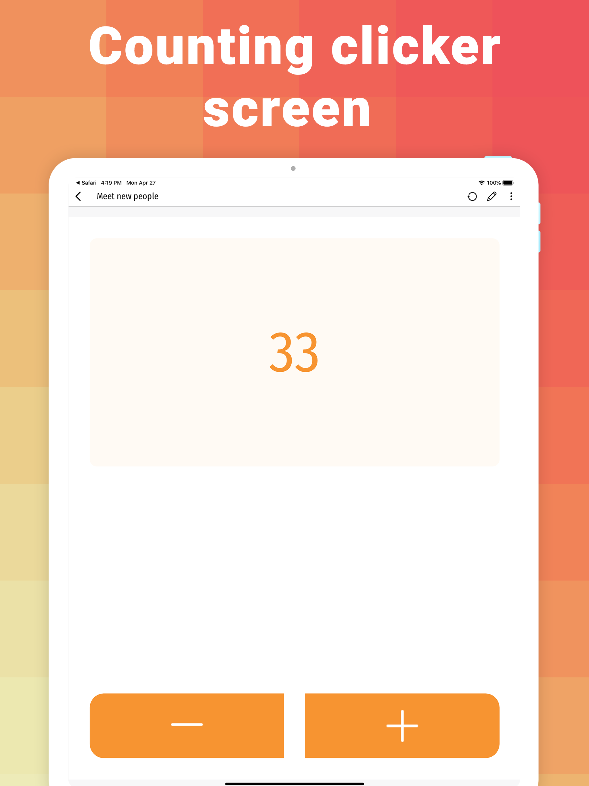 Counter: Digital count machine