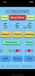 Ball Strike Clicker Baseball screenshot #1 for iPhone
