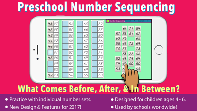 Screenshot #1 pour Preschool Number Sequencing