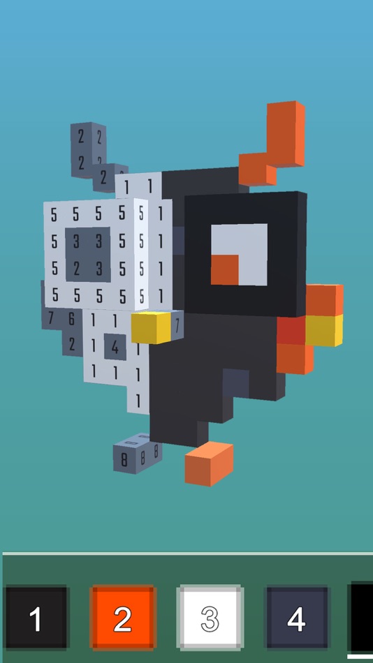 #2. Pixel Art 3D - Paint by Number (iOS) 由: Firoz Hasan