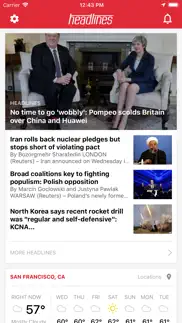 headlines: live breaking news iphone screenshot 2