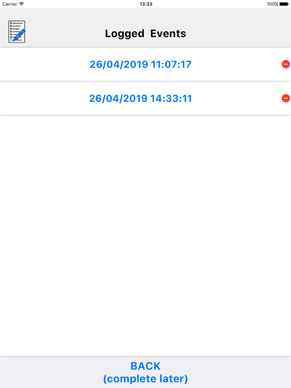 App screenshot