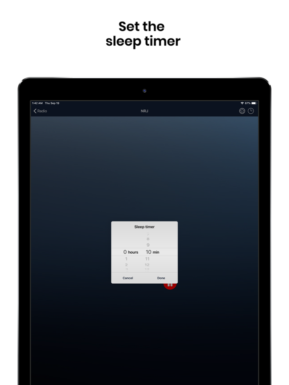 Radio and Music Live FM Player iPad screenshot 5 - Music app