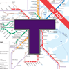 MBTA Boston T Map -- Ad Free - Todd Elliot Schrock