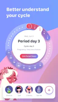Period and Ovulation Tracker iphone bilder 0
