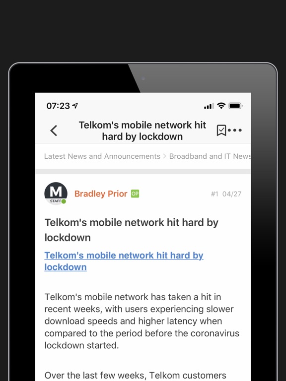 Screenshot #4 pour MyBroadband