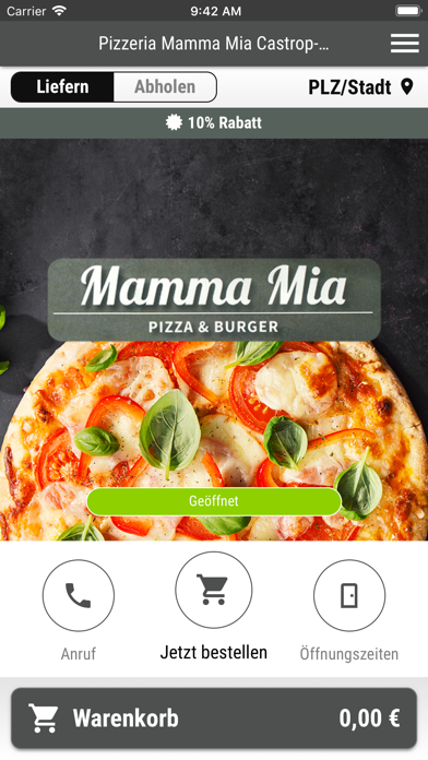 Screenshot #1 pour Pizzeria Mamma Mia Castrop